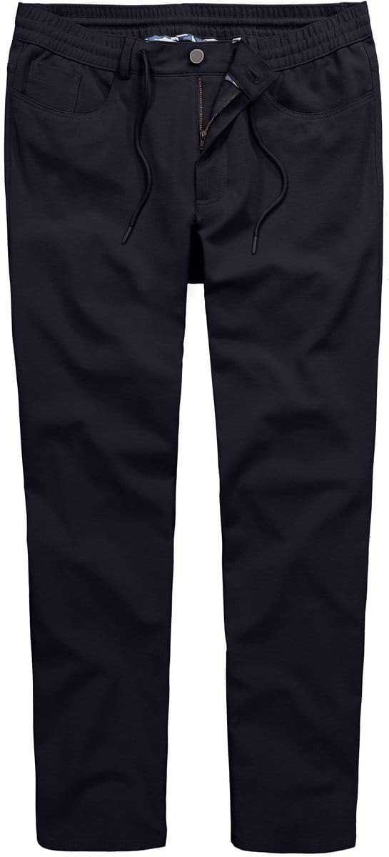 Boston Park - Heren - Jeans Buikfit FLEXLASTIC® Regular Fit 5-pocket - Navy blauw - Maat L