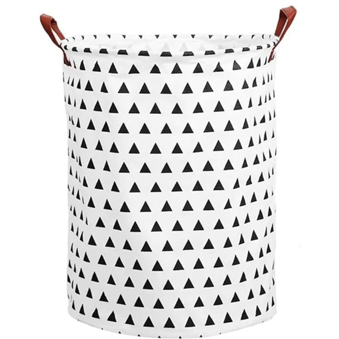 Wasmand Katoen Linnen 40x40x50cm Wasmand Opbergmand Waterdichte Voering Bak