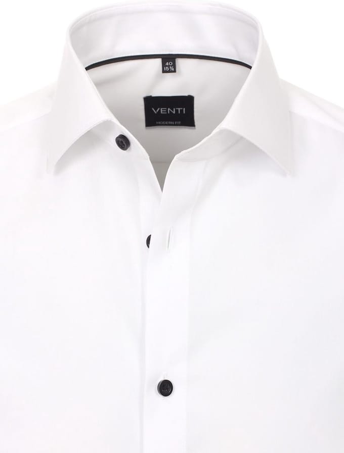 Venti Overhemd Met Manchet Modern Fit 001980-001 Wit - M