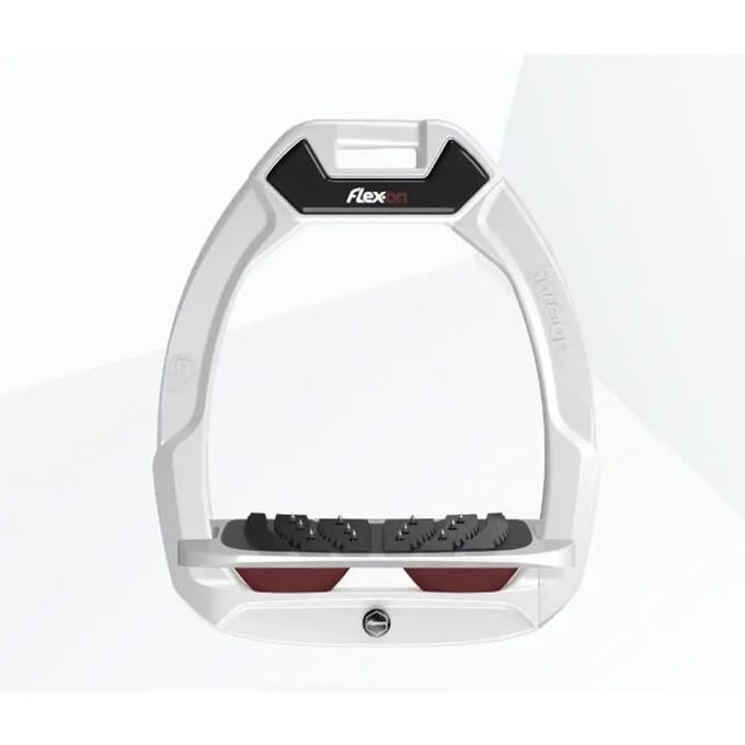 Veiligheidsstijgbeugels Incline Ultra Grip Wit/Grijs/ Bordeaux Flex-On Safe-On