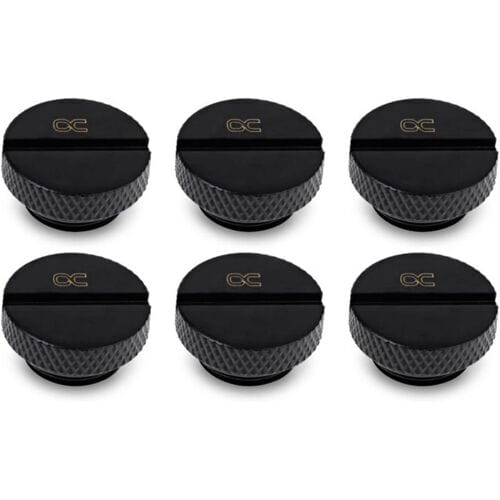 Alphacool Eiszapfen Verschlussschraube G1/4, schwarz Waterkoelingfitting