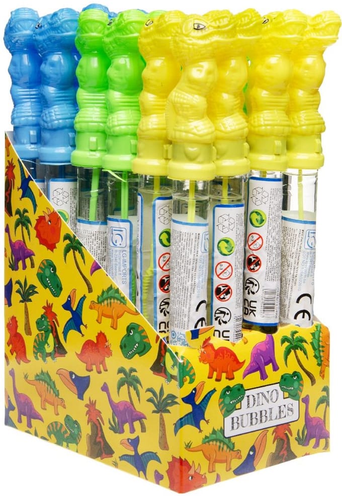 Duckiez Bellenblaas staf S Dino - 24 stuks