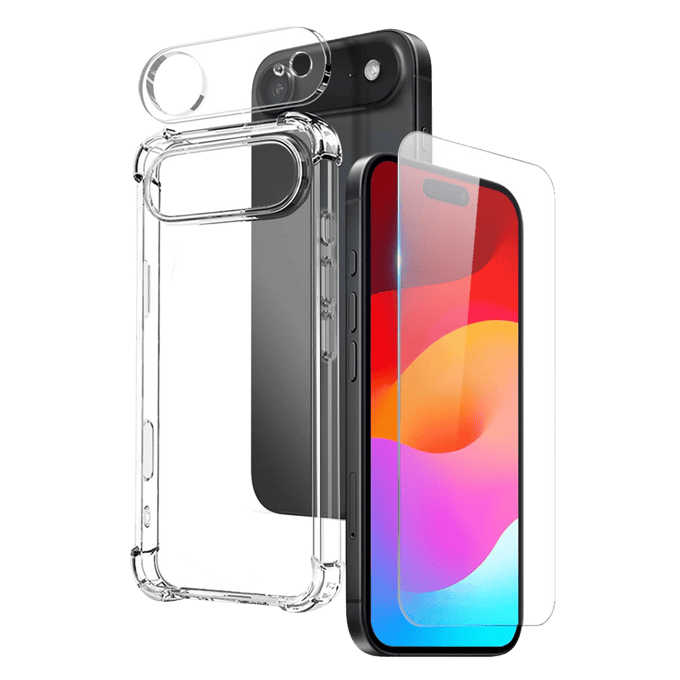Northjo Apple iPhone Air Shockproof All-in-One Protection Transparant