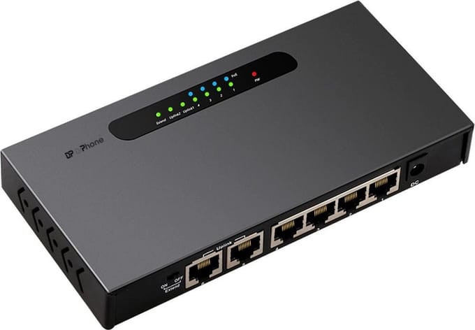 DrPhone PoE S1 – 6 Poorts 100M PoE Switch – 4x PoE + 2x Uplink – 250 Meter Extend Mode – VLAN – Voor IP Camera & CCTV