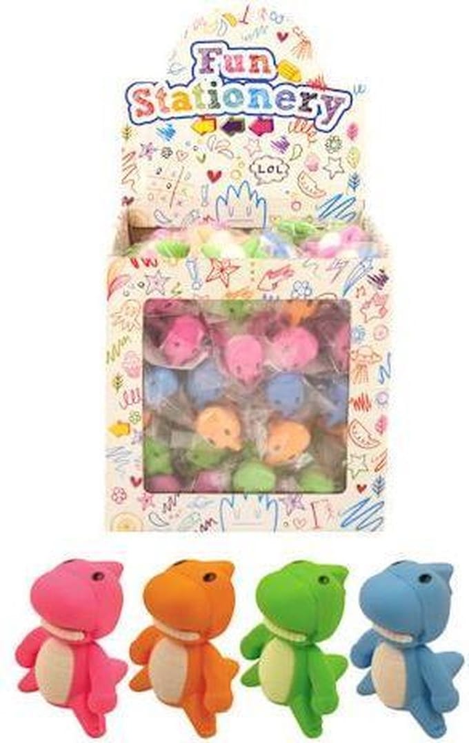 Uitdeelcadeautjes - Gummen - Model: Dinosaurussen in Traktatiebox (60 stuks)