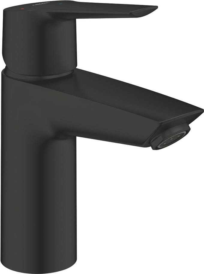 GROHE Start Wastafelkraan - Waterbesparend - Lage uitloop - Met push-open waste - Mat zwart