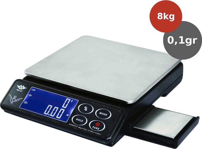 My Weigh Maestro 8kg x 0,1gr keukenweegschaal