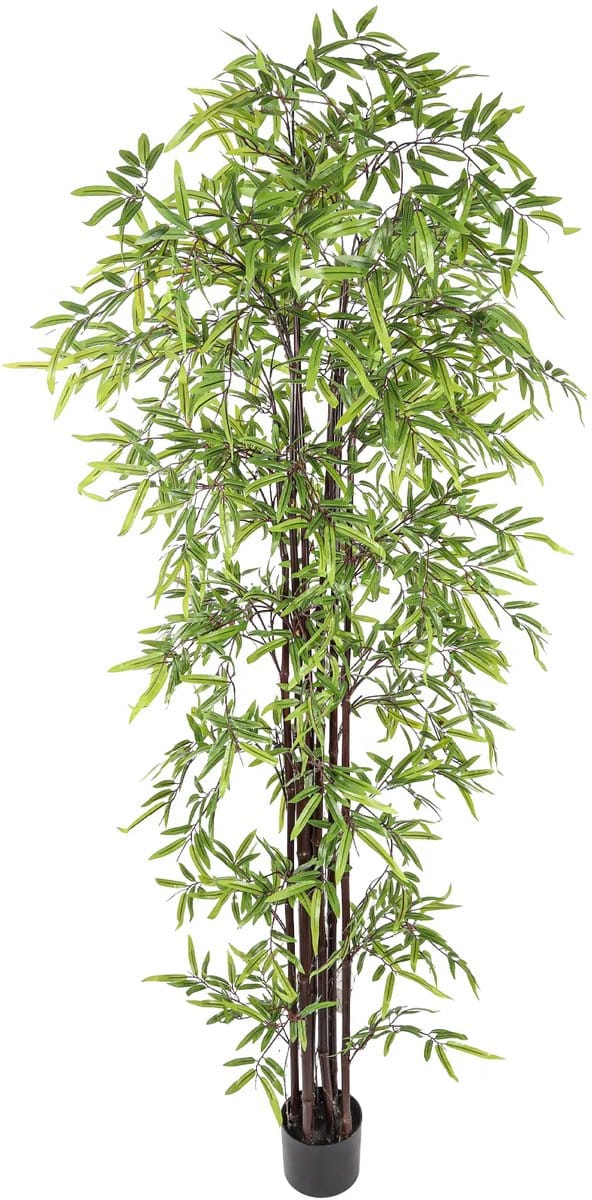 Kunst Bamboe Zwart – 200 cm – Luxe Hoge Bamboeplant