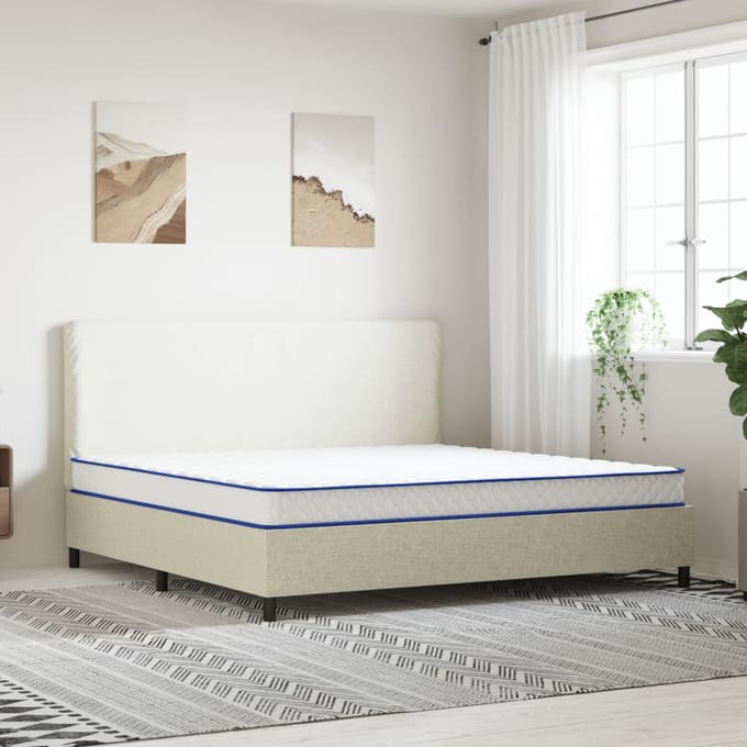 vidaXL - Matras - 200x180x17 - cm - Zacht - traagschuim