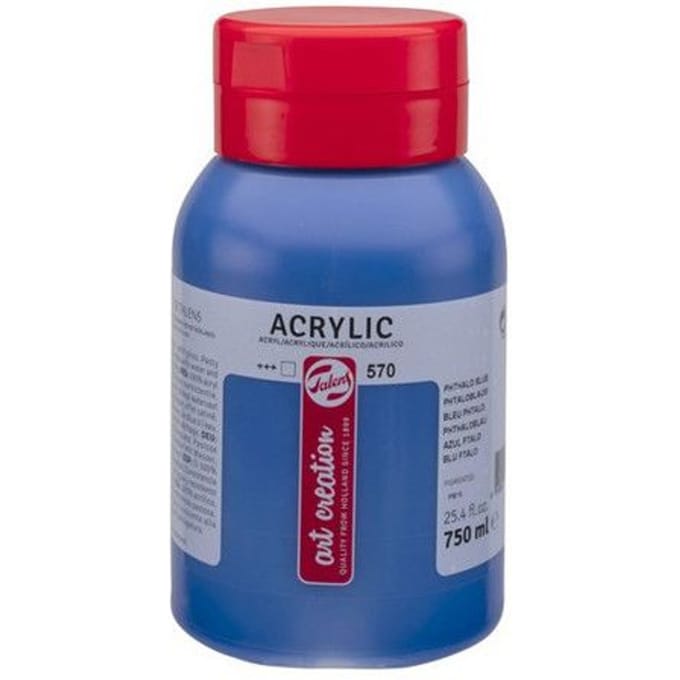 Talens Art Creation Acrylverf Pot 750 ml Phtaloblauw 570
