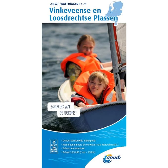 ANWB Waterkaart 21 Vinkeveense en Loosdrechtse Plassen