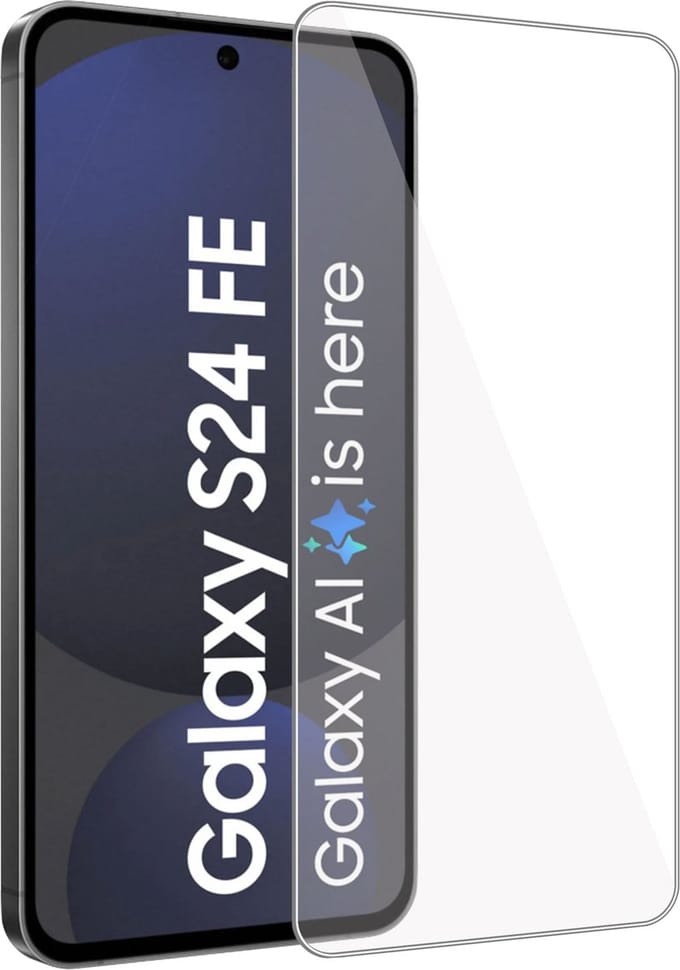 Geschikt voor Samsung Galaxy S24 FE - Screenprotector - Beschermglas - GuardCover