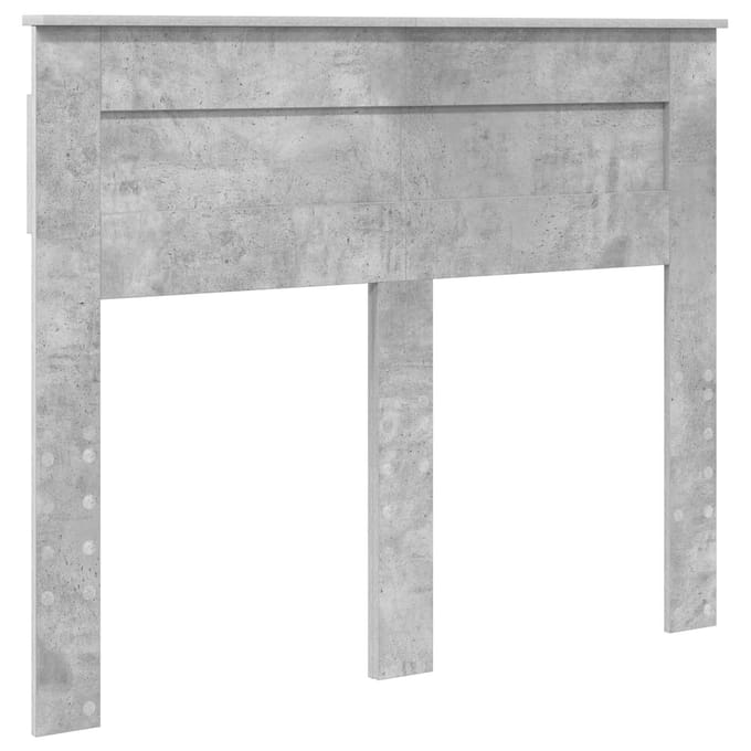 vidaXL Hoofdbord Beton Grijs Bewerkt hout