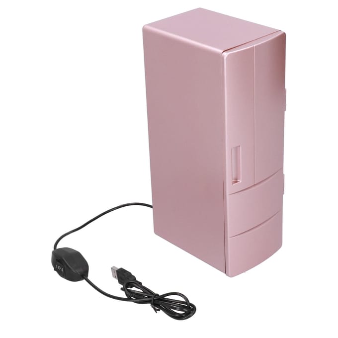 Mini Koelkast USB Draagbaar Warmtebehoud en Koude Opslag Dubbel Gebruik Koelkast voor Thuis white