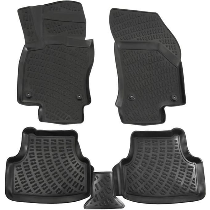 Tapis de sol - Exclusive - VW Polo - Caoutchouc - Compatible depuis 2017 - Toutes saisons