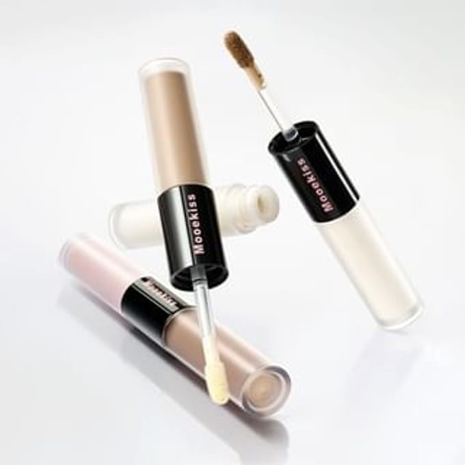 Mooekiss - Double-Head Sculpting Liquld Contour & Highlighter - 2 Types 01# Soft White - 5g