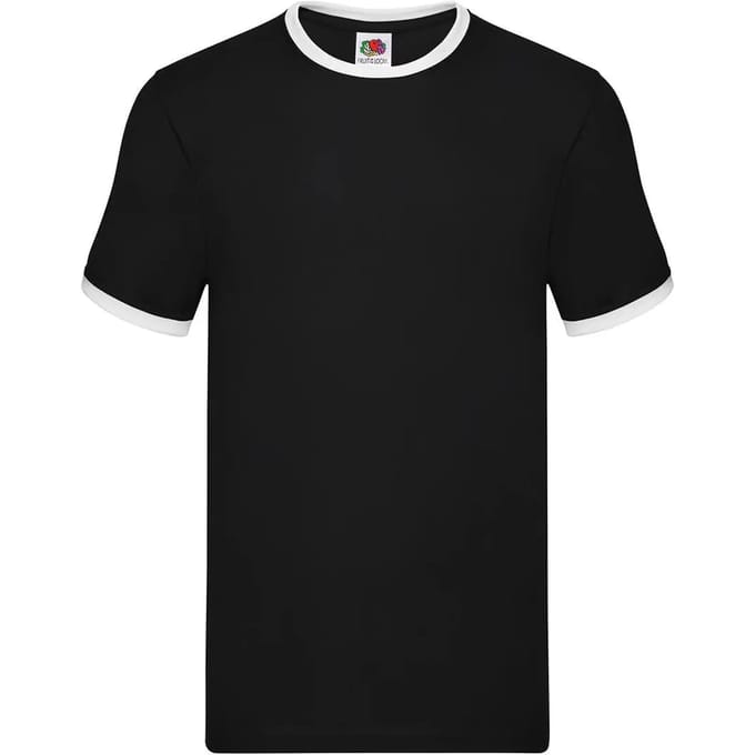 T-shirt Fruit of the Loom Ringer