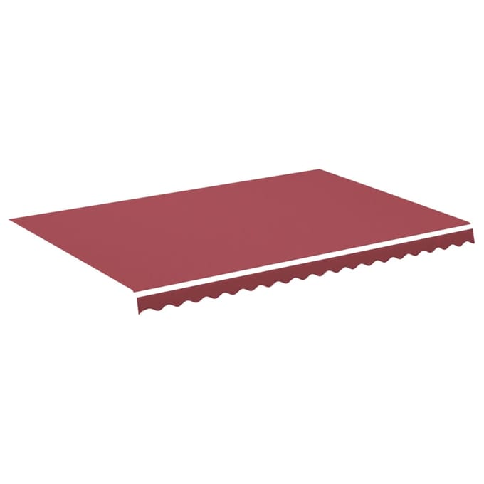 vidaXL - Vervangingsdoek - voor - luifel - 450x300 - cm - polyester - bordeauxrood