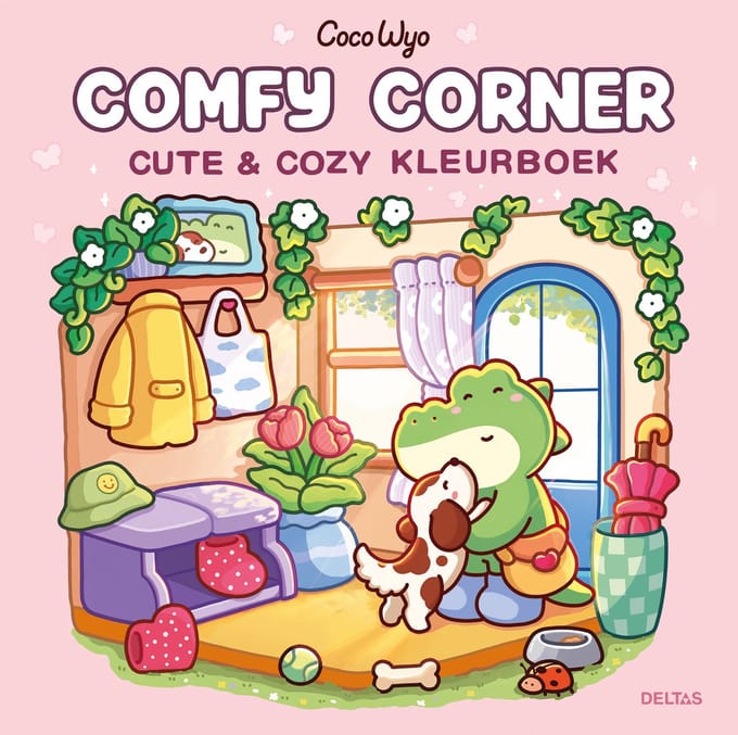 Deltas Comfy Corner Cute & Cozy kleurboek Coco Wyo Kleurboeken