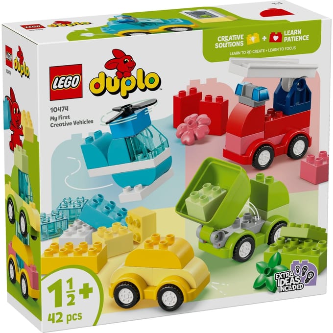 LEGO DUPLO - Creatieve Voertuigen Educatief Speelgoed voor Peuters vanaf 2 Jaar - 10474