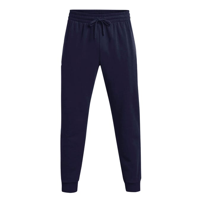Under Armour UA Rival Fleece Joggers Heren Sportbroek - Navy - Wit