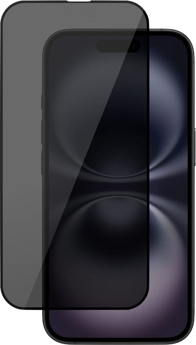 Privé Screenprotector geschikt voor Apple iPhone 16 Plus Screenprotector - Privacy Beschermglas - Privacy Proteqt+