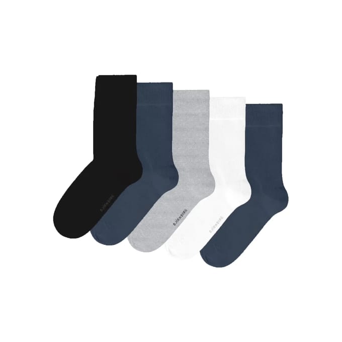 Bjorn Borg 5-Pack Sokken Multicolour - Maat 41-45 - Heren - Halfhoge sokken