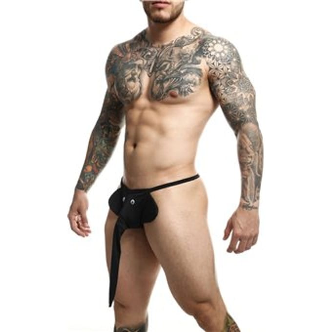 Mob Eroticwear Mob Elephant Thong Black