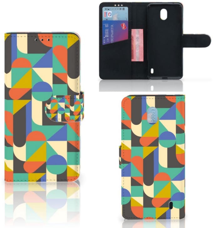 Nokia 1 Plus Telefoon Hoesje Funky Retro