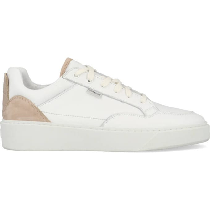 McGregor Heren Sneakers - Beige - Lage Sneakers - Leer - Veters