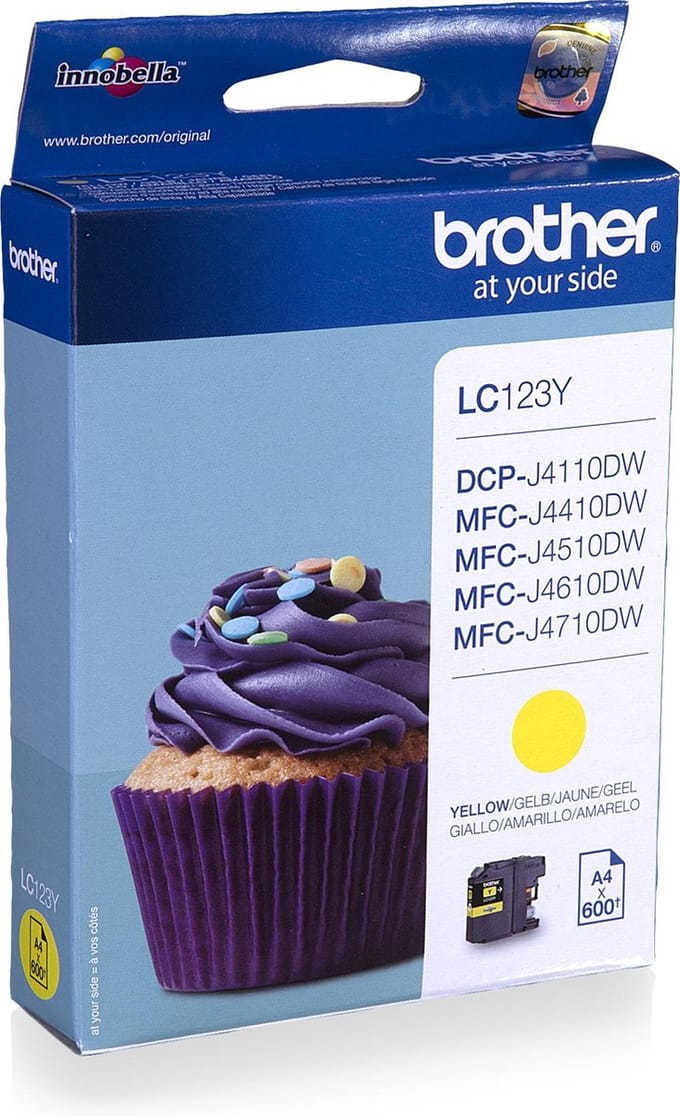 Brother LC-123Y - Inktcartridge / Geel