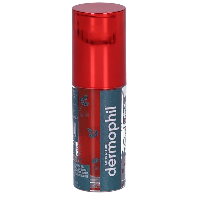 Dermophil Indien Gekleurde Lippenolie 5 ml (Tint : Roos)