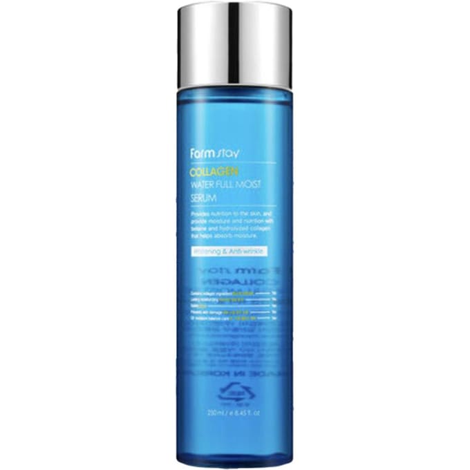 Farmstay, Collageen Water Vol Vochtig Serum, 250 ml (8,45 fl oz) blue