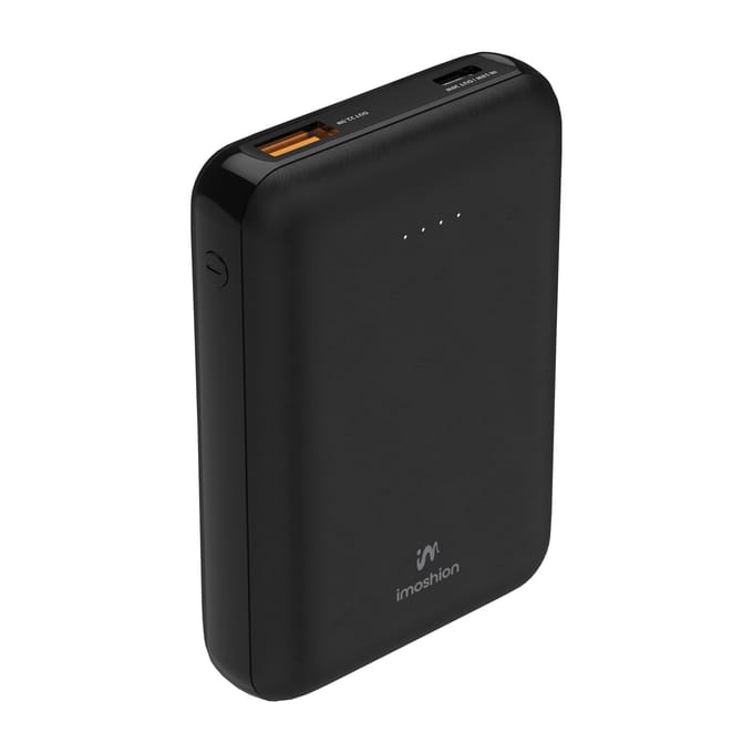 imoshion® Ultra Compacte Powerbank 10.000 mAh - 22.5W Snellader - USB C / USB A - LED Display - Mini Powerbanks - Universeel