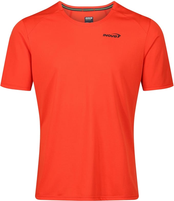 Performance Short Sleeve T-Shirt - Heren - Fiery Red/Red