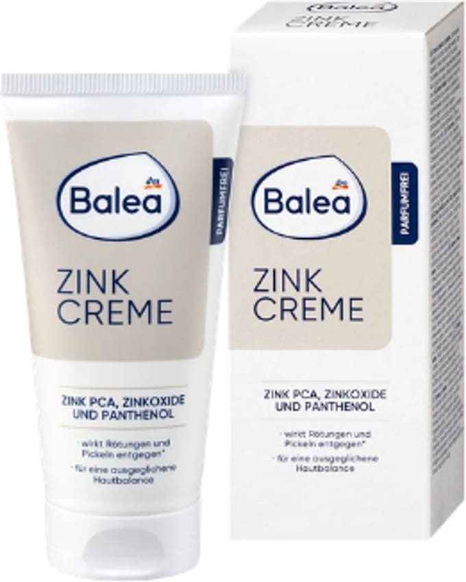 Balea Zinkcrème | 1x 50 ml - Met Zink-PCA, Panthenol en Allantoïne