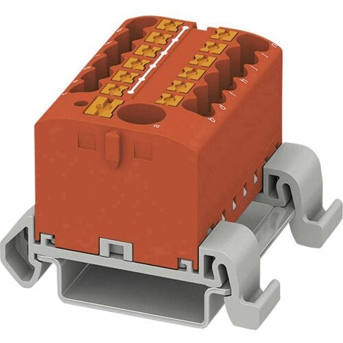 Phoenix Contact 3273224 Verdeelblok 40.6 mm Spanveer Rood 8 stuk(s)