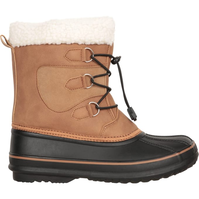 Mountain Warehouse Adaptieve sneeuwlaarzen voor kinderen/Kinderen (Tan)