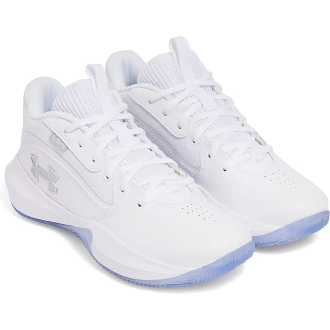 Under Armour Lockdown 7 Basketbalschoenen Sneaker Unisex 3028512 103 Wit