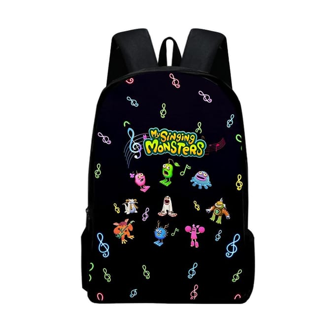 Klassiek Populair my singing monsters Notitieboek Rugzakken leerling Schooltassen 3D Print Oxford Waterdicht Jongens/Meisjes Laptop Rugzakken