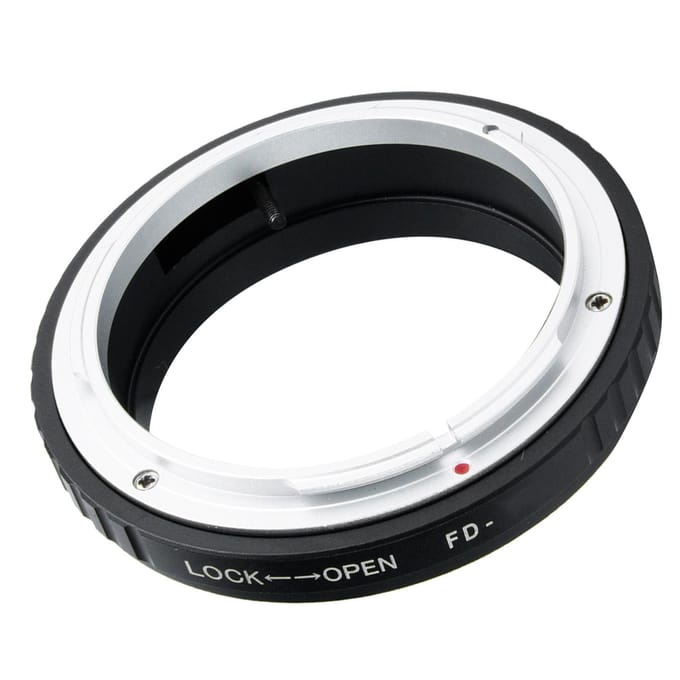 FDEOS EF Ring Adapter Lensadapter FD Lens voor Canon EOS EF Mount Camera wit