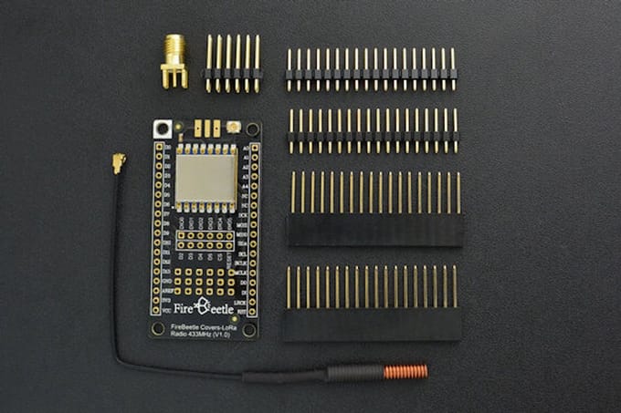 LoRa Radio 433MHz - FireBeetle Covers TEL0121