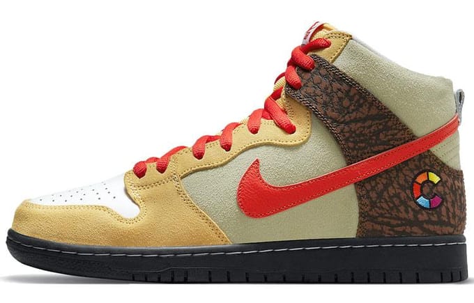 Color Skates x Nike Dunk High SB 'Kebab and Destroy' 43