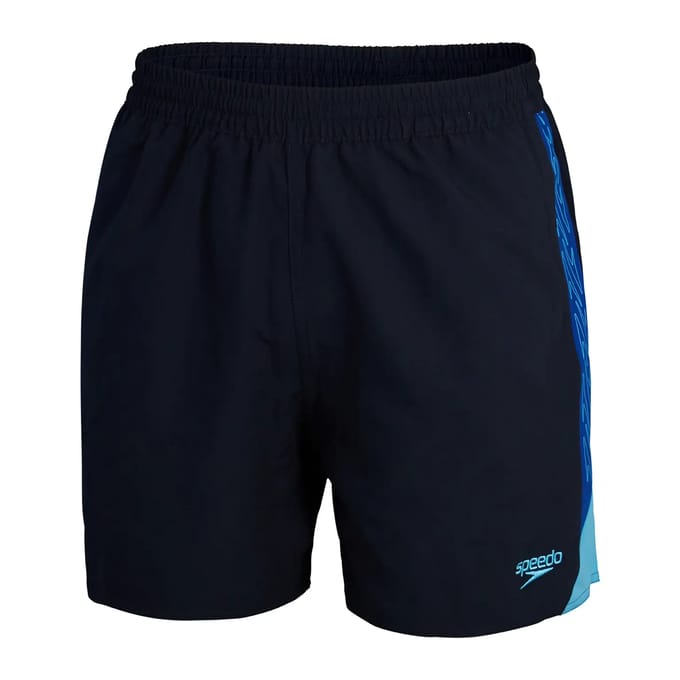 Speedo eco hyperboom splice 16 boardshort in de kleur marine.