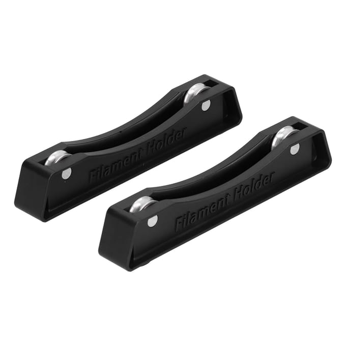 2 Stuks Filament Spoelhouder met Lagerontwerp voor Alle FDM 3D-Printers ABS Printaccessoires black