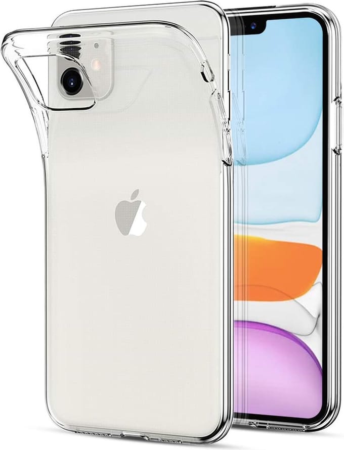 Hoesje voor iPhone 11 backcover Shockproof siliconen Transparant