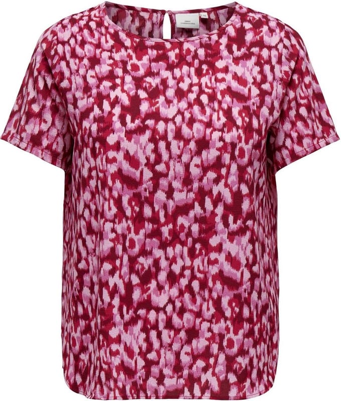 ONLY CARMAKOMA - CARVICA S/S TOP WVN NOOS Dames Blouse