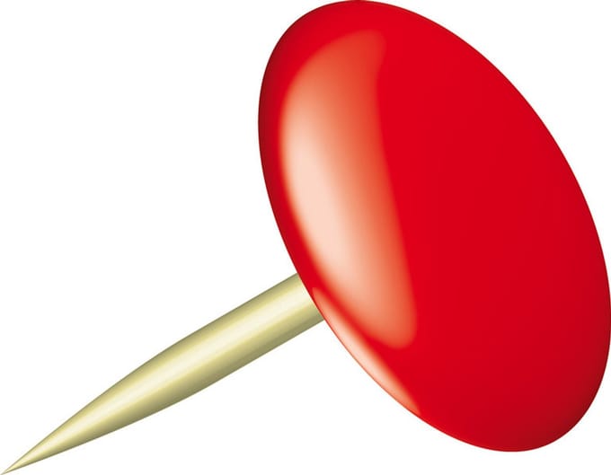 punaises Alco Sun 9,5mm messing doos a 100 stuks rood