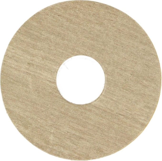 Zelfkl. rozet (17 mm) zachte eik warm grijs (10 st.)