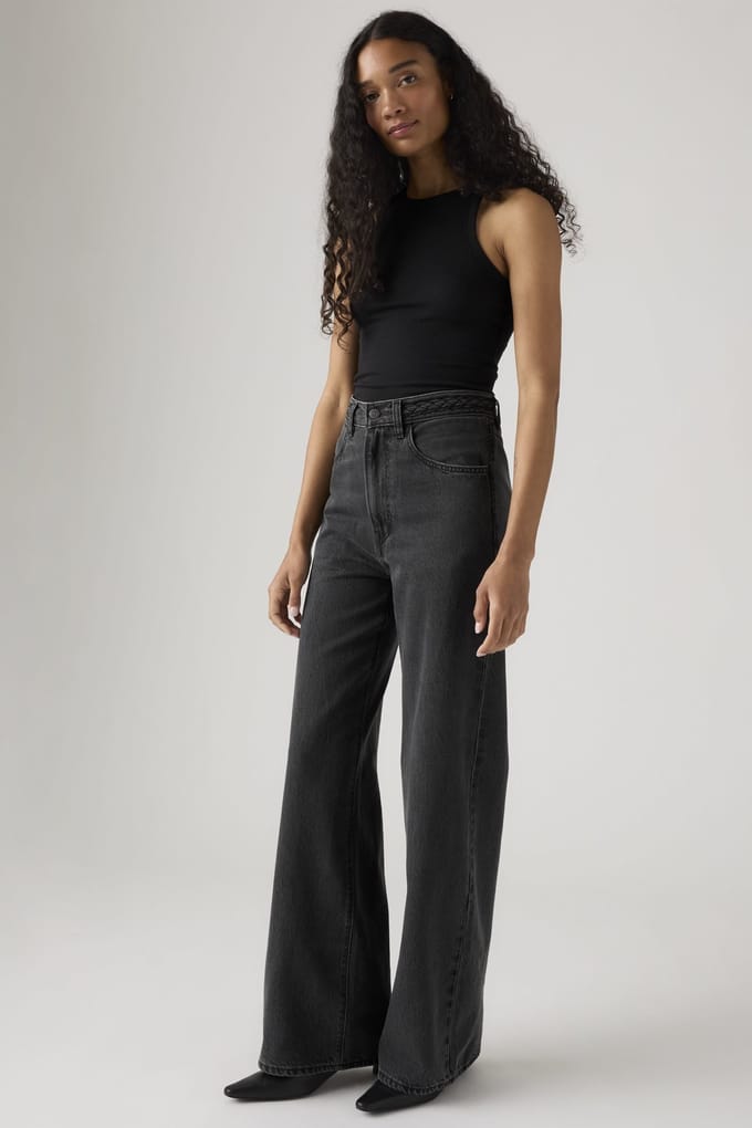Levi's Ribcage Wl Braided Don't Cut Taglia: W30L32 | Jeans Outlet | Donna